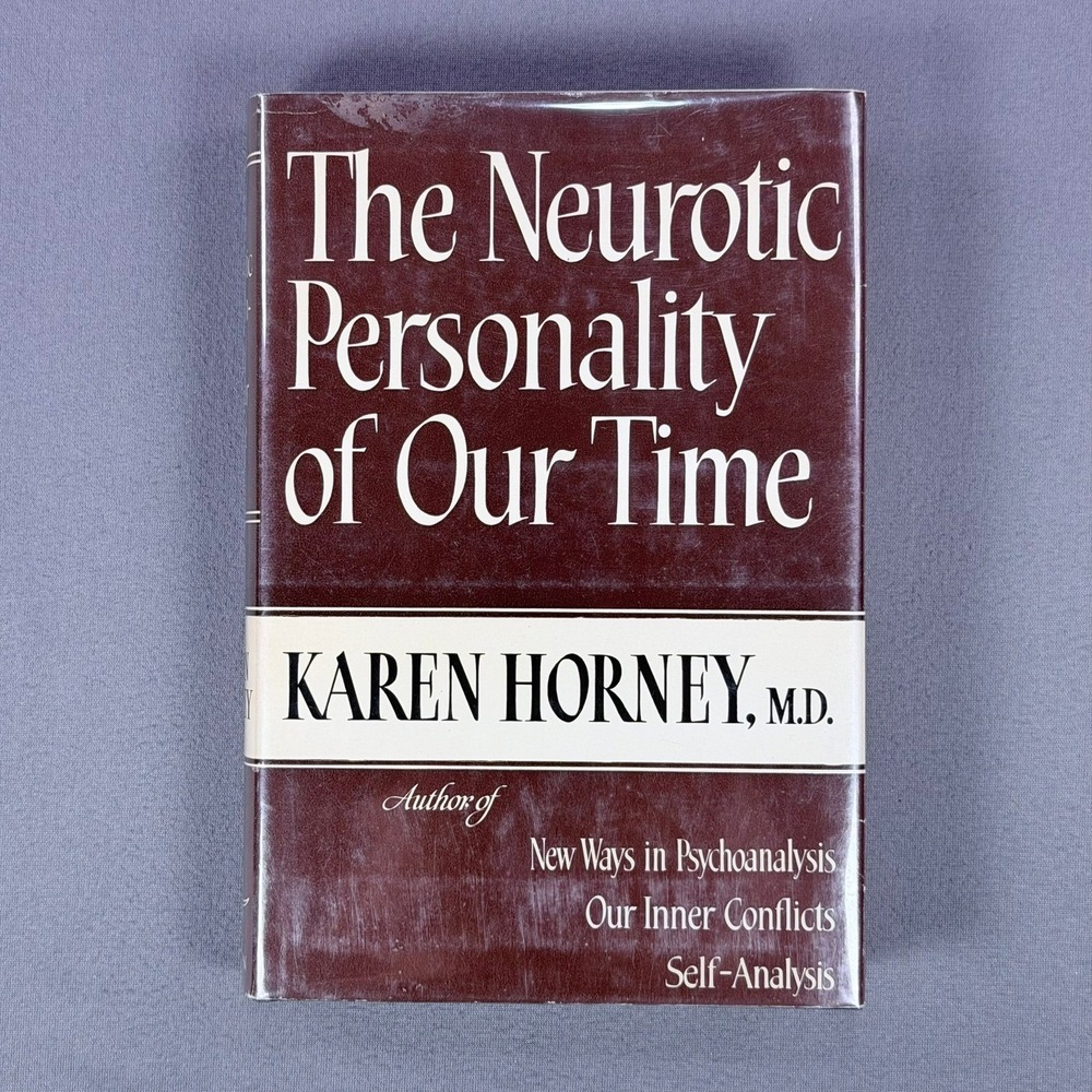 Karen Horney The‎ Neurotic Personality of Our Time Hardcover 1964 Psychology